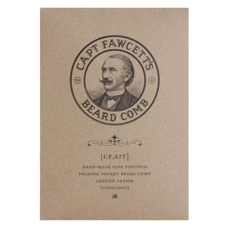 Captain Fawcett Accessories Hordozható fésű szakállhoz (CF.82T) 19.3 cm