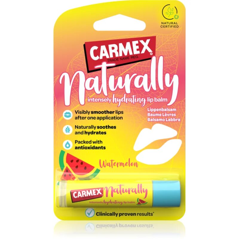 Carmex Naturally Watermelon hidratáló ajakbalzsam stick 4.25 g