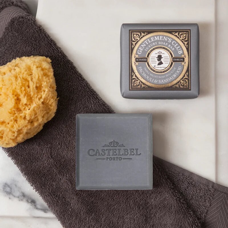 Castelbel Gentlemen's Club Patchouli & Sandalwood luxus bar szappan 150 g