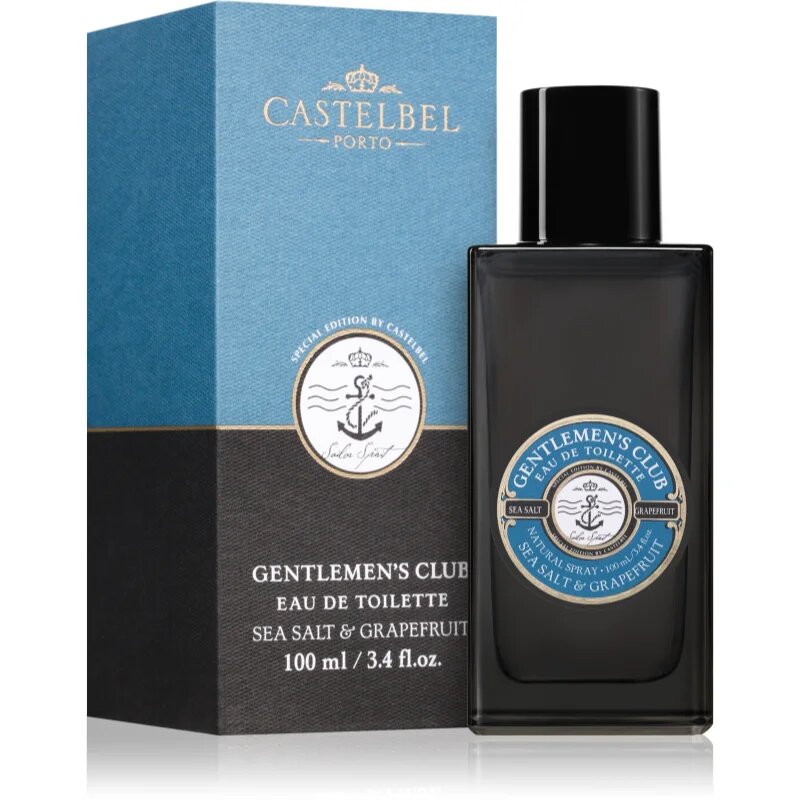 Castelbel Gentlemen's Club Sea Salt & Grapefruit Eau de Toilette uraknak 100 ml