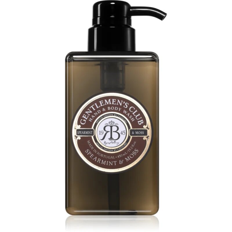 Castelbel Gentlemen's Club Spearmint & Moss fényűző folyékony szappan kézre és testre 450 ml
