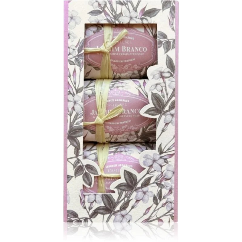 Castelbel White Jasmine Szilárd szappan ajándékszett 3x150 g