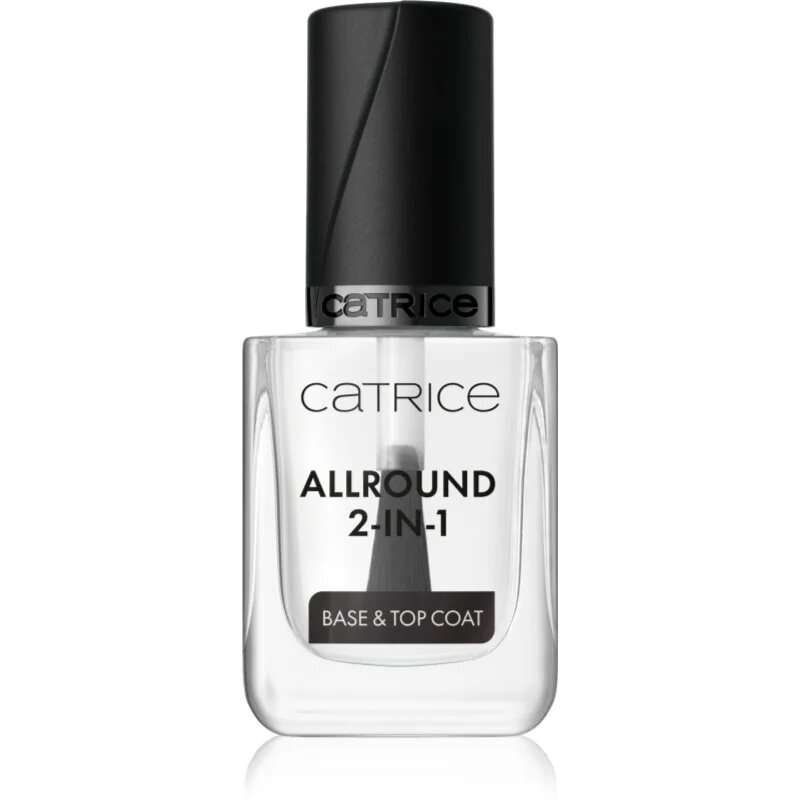 Catrice Allround 2-in-1 alap- és fedőlakkok 2 az 1-ben átlátszó 10.5 ml