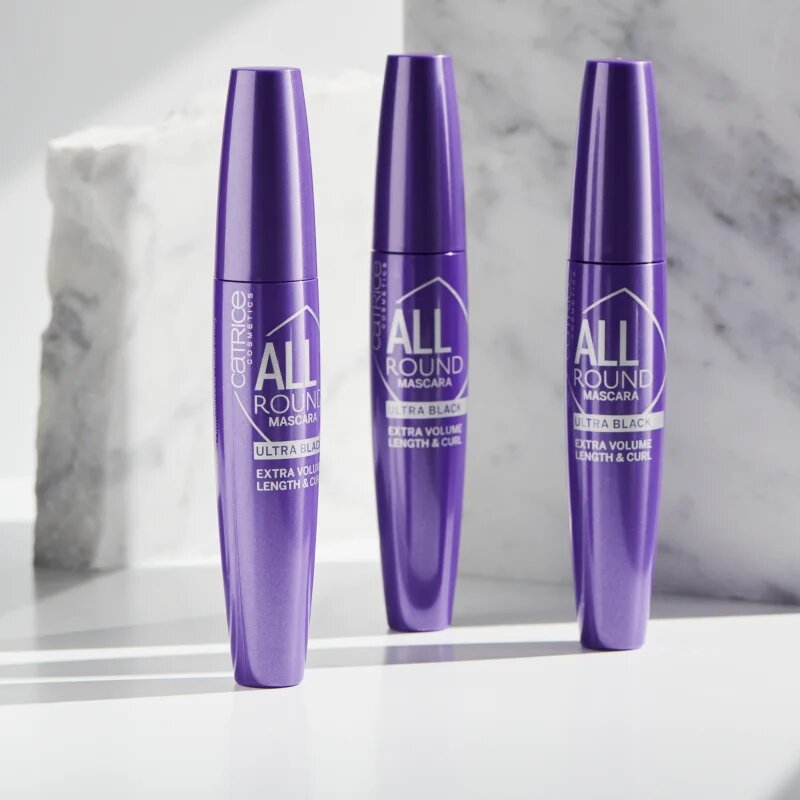 Catrice Allround hosszabbító göndörítő és dúsító szempillaspirál árnyalat 010 Ultra Black 11 ml
