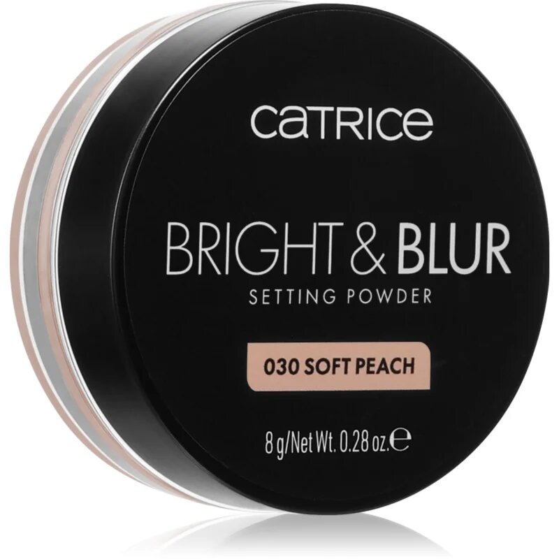 Catrice Bright & Blur bőrvilágosító púder árnyalat 030 Soft Peach 8 g