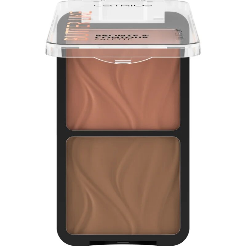 Catrice Butter Like Bronze & Contour Púderes highlight és kontúr paletta bronzosítóval árnyalat 020 Shape It My Way 9 g