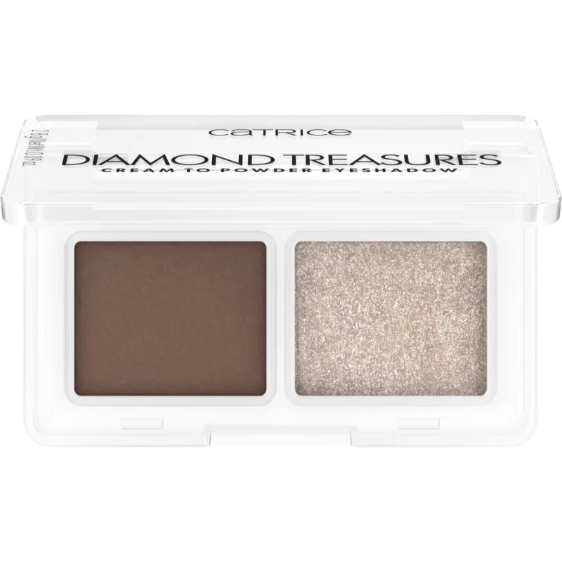 Catrice Diamond Treasures duo szemhéjfesték árnyalat 01 Hazel Spark 2.8 g
