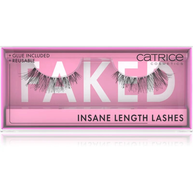 Catrice Faked műszempillák ragasztóval Insane Length 2 db