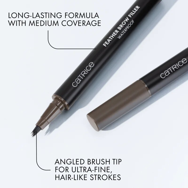 Catrice Feather Brow Filler vízálló szemöldökceruza árnyalat 030 Soft Black 0.5 ml