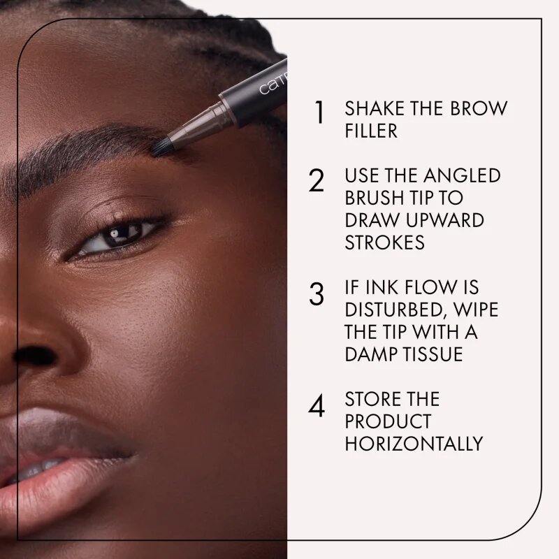 Catrice Feather Brow Filler vízálló szemöldökceruza árnyalat 030 Soft Black 0.5 ml