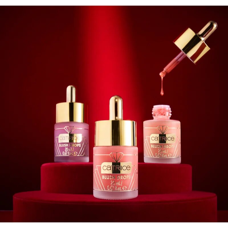 Catrice FESTIVE TREASURES folyékony arcpirosító árnyalat C01 Merry Mauve! 20 ml