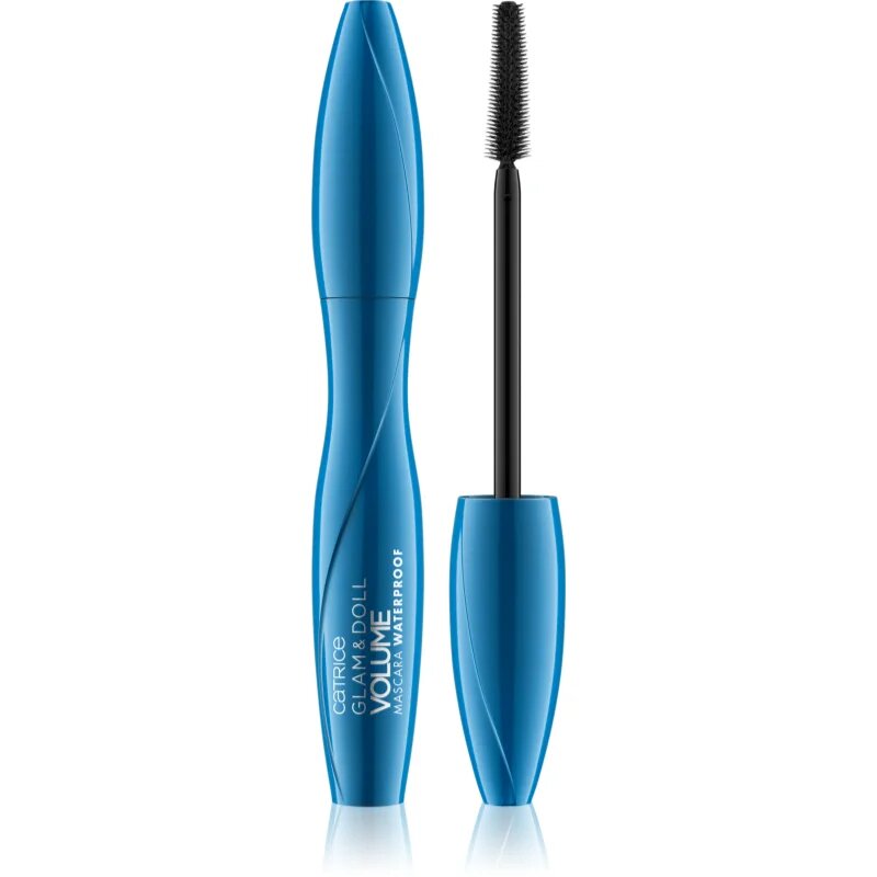 Catrice Glam & Doll Volume Mascara szempillaspirál a maximális dús hatásért vízálló árnyalat Black 10 ml