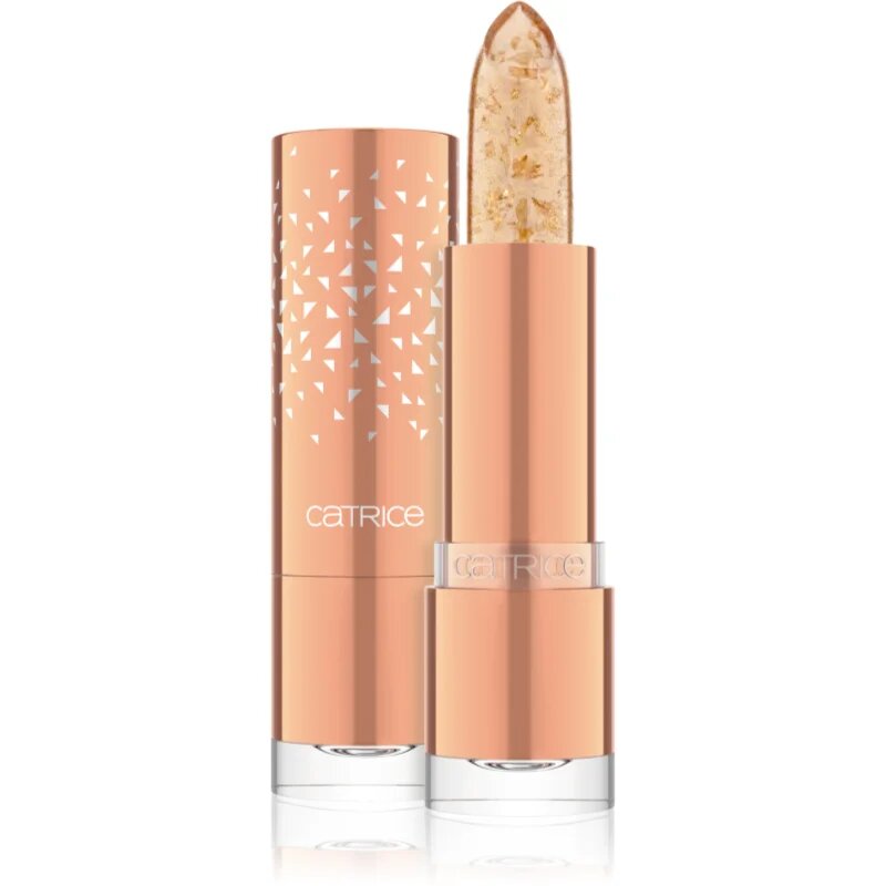 Catrice Glam In Gold Lip Balm színező hidratáló ajakbalzsam csillámporral árnyalat 010 In A Gold Rush 3.5 g