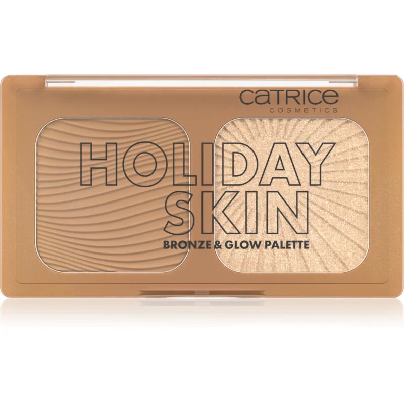 Catrice Holiday Skin élénkítő és bronzosító paletta 55 g