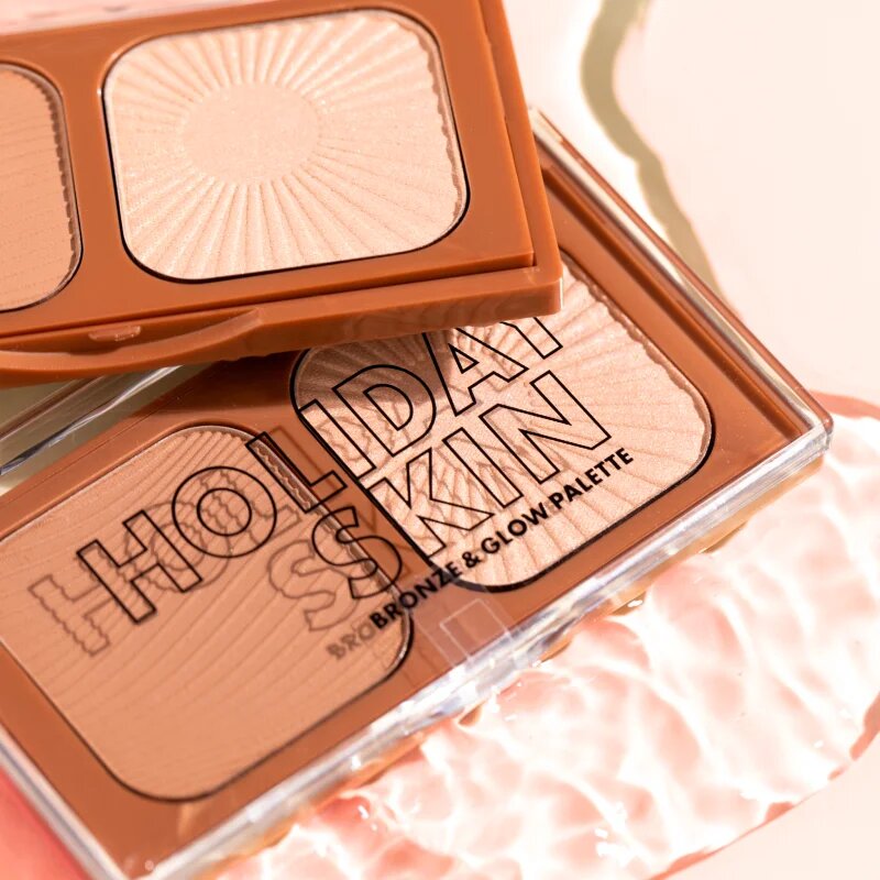 Catrice Holiday Skin élénkítő és bronzosító paletta 55 g