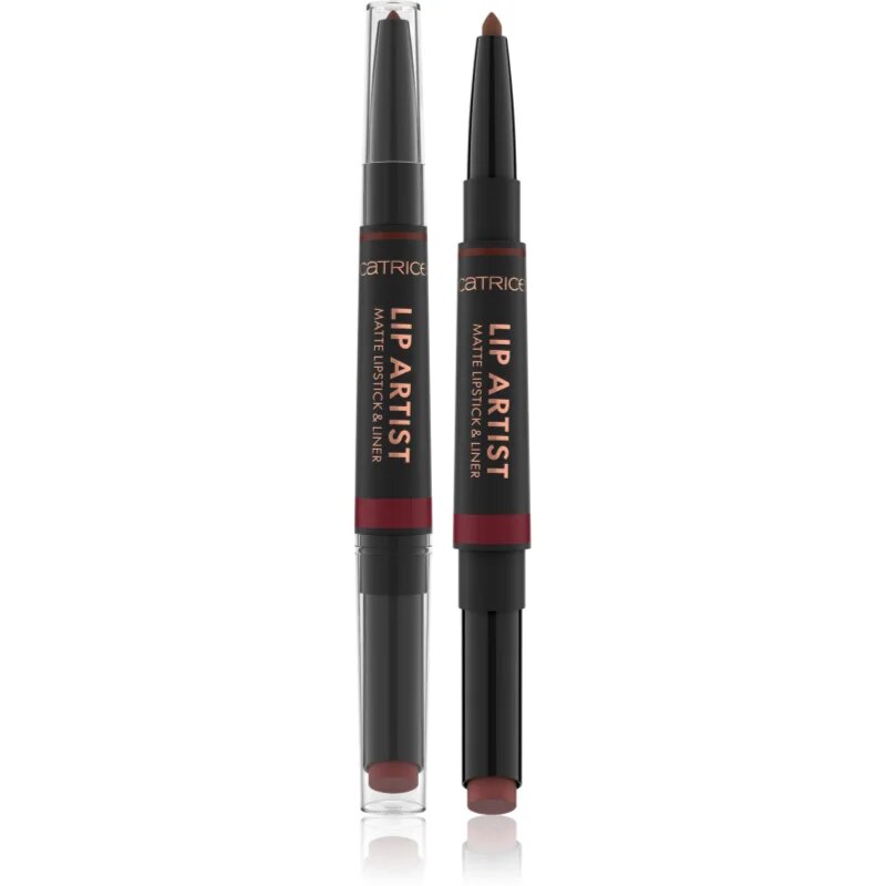 Catrice Lip Artist Matte Lipstick & Liner rúzs + szájceruza matt hatással árnyalat 040 Sisters By Heart 1.74 g