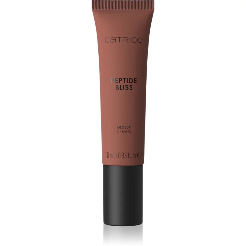 Catrice Peptide Bliss Glossy Lip Balm fényesítő ajakbalzsam peptidekkel árnyalat 050 Glazed & Gorgeous 10 ml