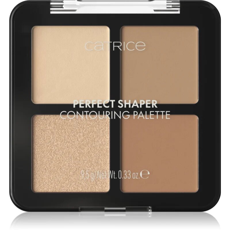 Catrice Perfect Shaper Contouring Palette Púderes highlight és kontúr paletta árnyalat 010 Perfectly Shaped 9.5 g