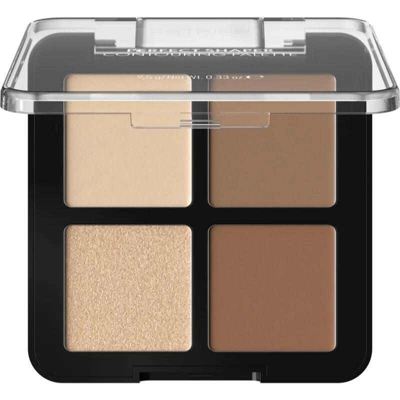 Catrice Perfect Shaper Contouring Palette Púderes highlight és kontúr paletta árnyalat 010 Perfectly Shaped 9.5 g