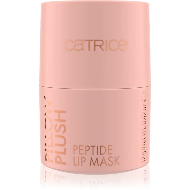 Catrice Pillow Plush Peptide Lip Mask hidratáló maszk az ajkakra peptidekkel árnyalat 010 Pep Talk 12 g