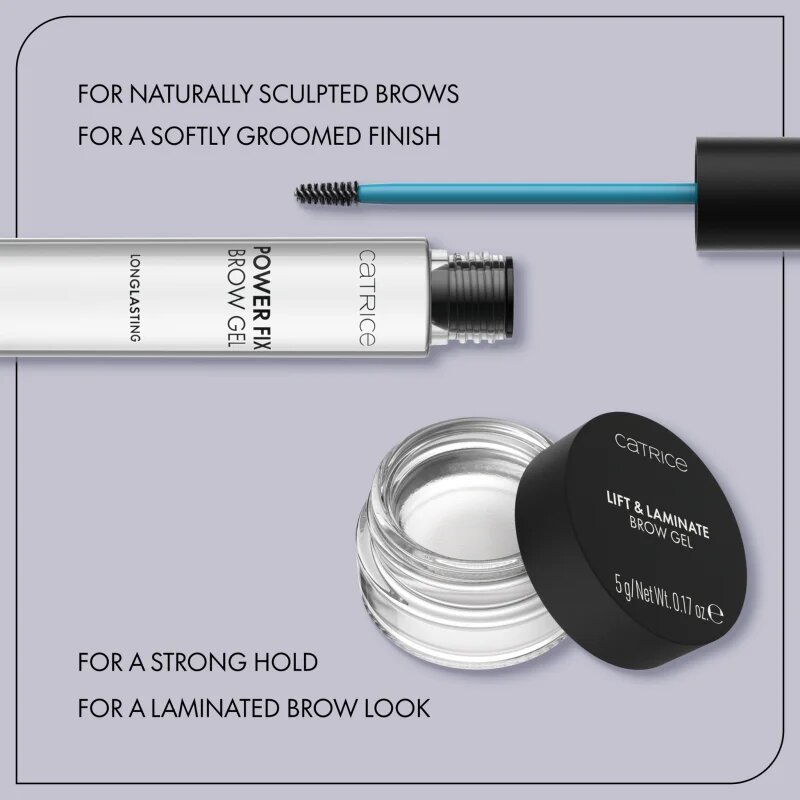 Catrice Power Fix átlátszó fixáló gél szemöldökre Invisible Power 10 ml