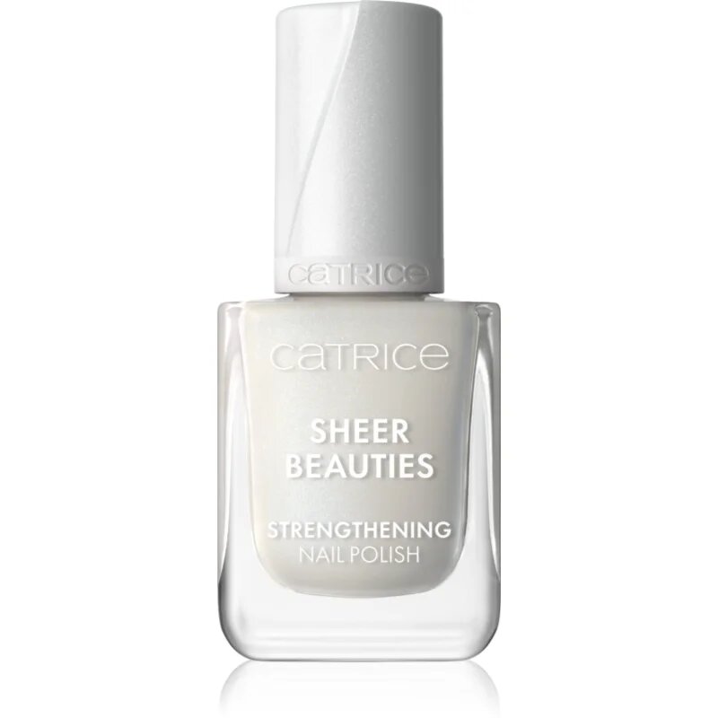 Catrice Sheer Beauties Strengthening Nail Polish körömerősítő lakk árnyalat 010 Milky Not Guilty 10.5 ml