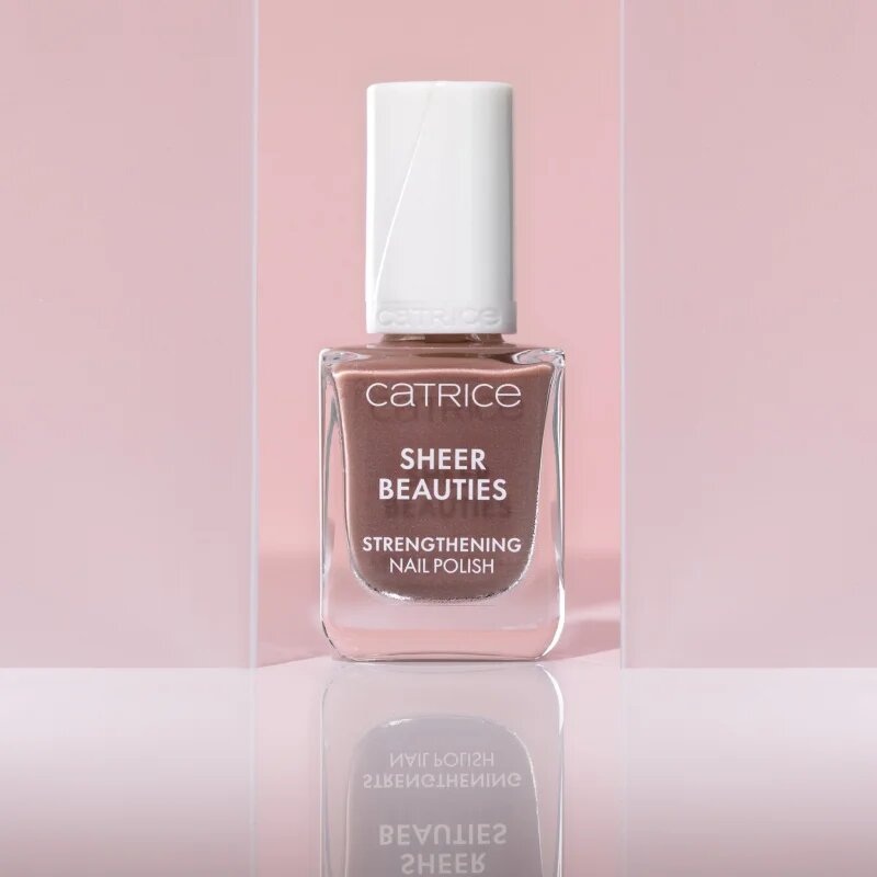 Catrice Sheer Beauties Strengthening Nail Polish körömerősítő lakk árnyalat 070 Dusty Romance 10.5 ml