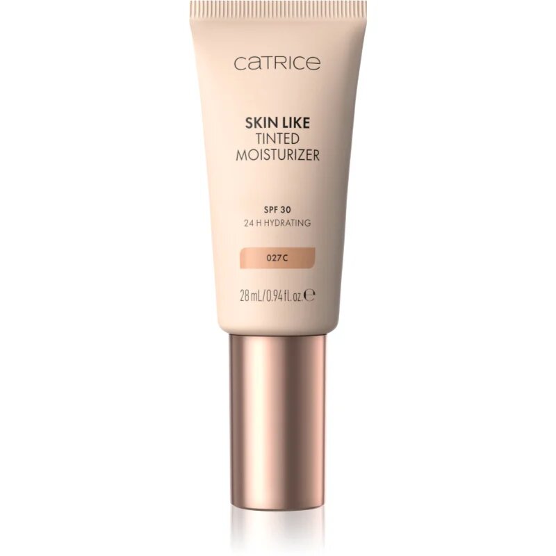 Catrice Skin Like Tinted Moisturizer hidratáló tonizáló krém SPF 30 árnyalat 027C 28 ml