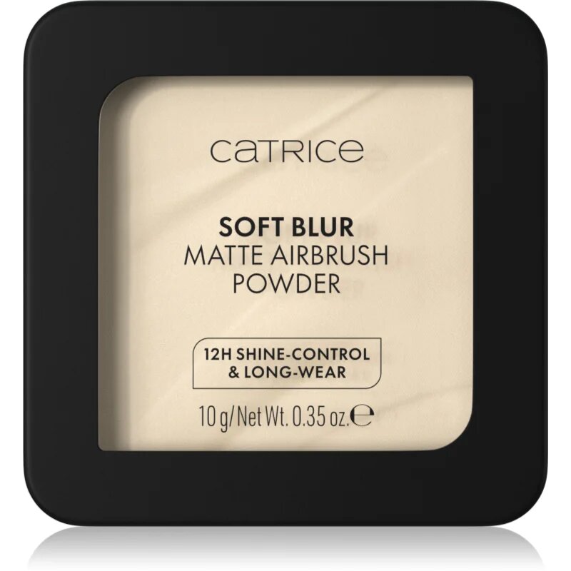 Catrice Soft Blur Matte Airbrush Powder mattító fixáló púder árnyalat 002W 10 g