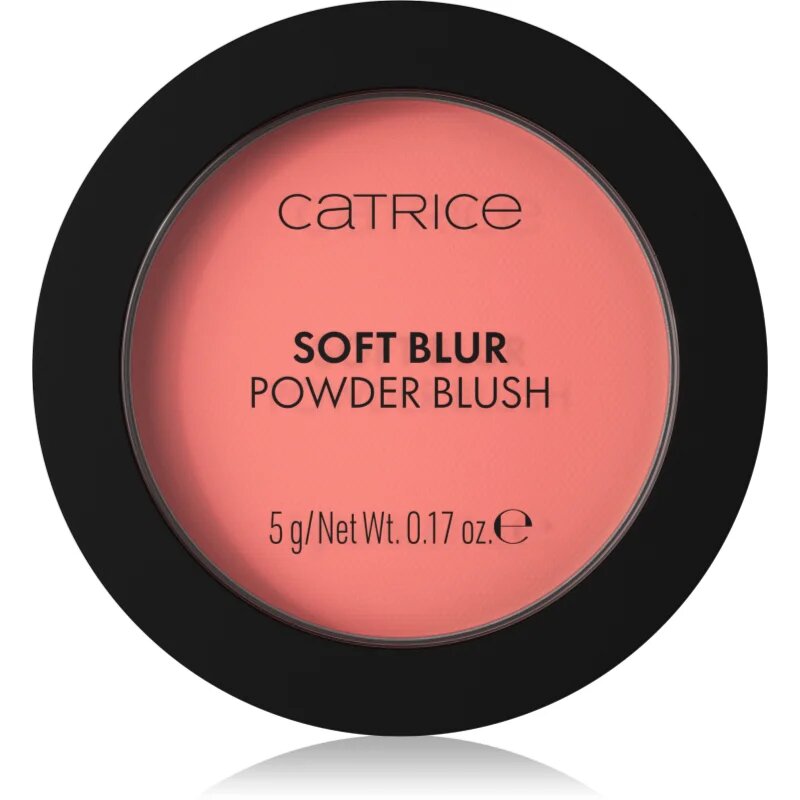 Catrice Soft Blur Powder Brush púderes arcpír matt hatással árnyalat 040 Pink Positive 5 g