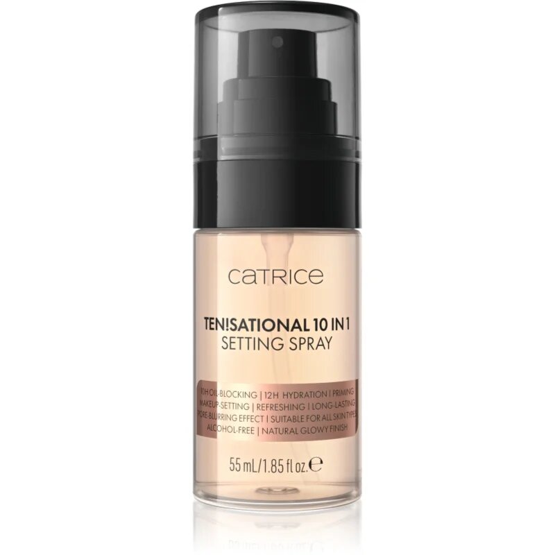 Catrice Ten!sational 10 in 1 sminkfixáló spray hidratáló hatással 55 ml