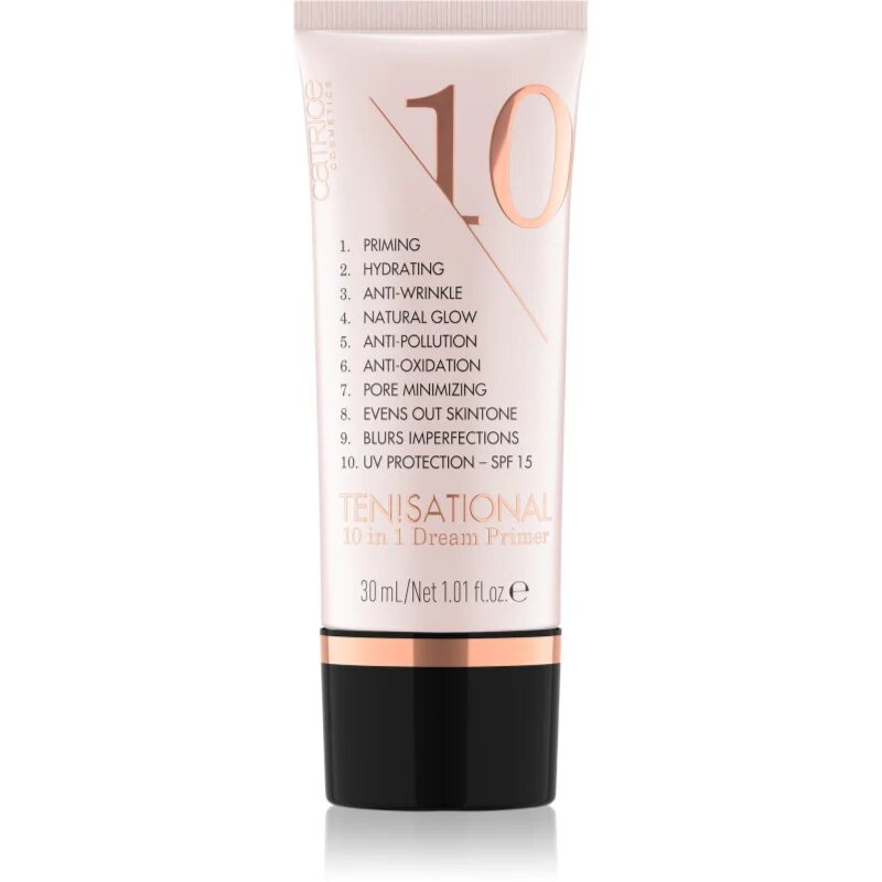Catrice Ten!sational sminkalap a make-up alá SPF 15 árnyalat TEN!SATIONAL 10 IN 1 DREAM PRIMER 30 ml