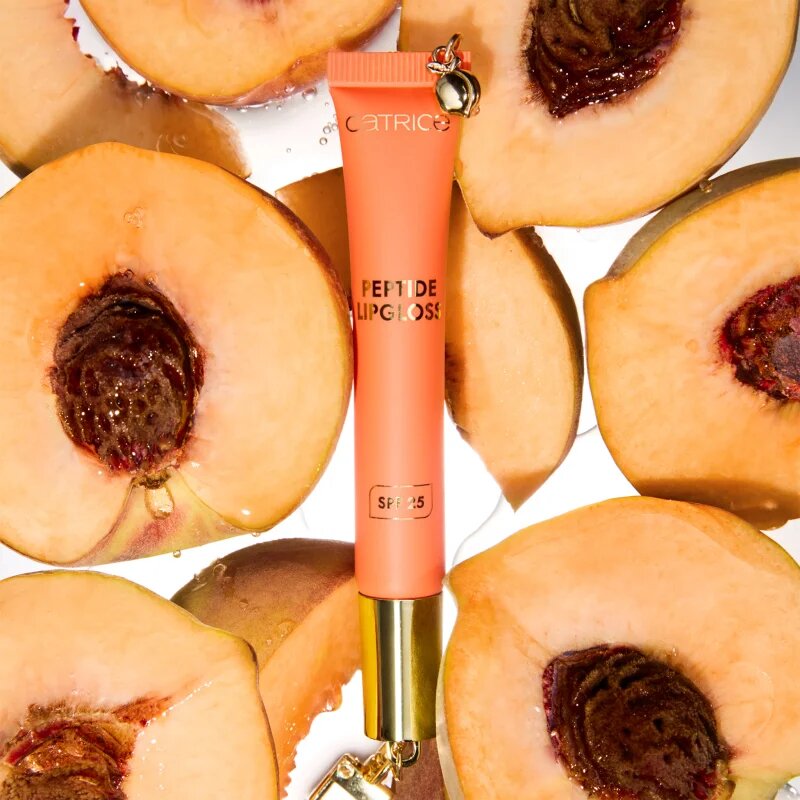 Catrice The Summer Edit Peptide Lipgloss ajakfény peptidekkel SPF 25 C03 Peach Iced Tea 11.5 ml