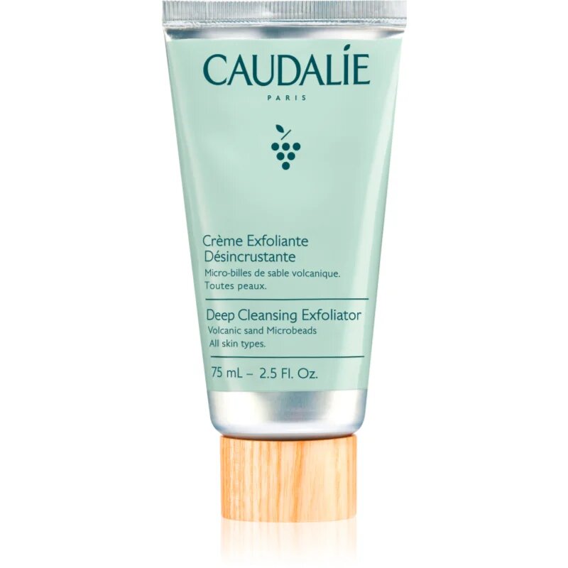Caudalie Cleaners & Toners Deep Cleansing Exfoliator arcpeeling mélytisztításhoz 75 ml