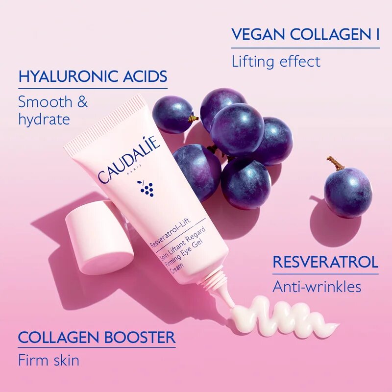 Caudalie Resveratrol-Lift intenzív szemkörnyékápoló krém feszesítő hatással 15 ml