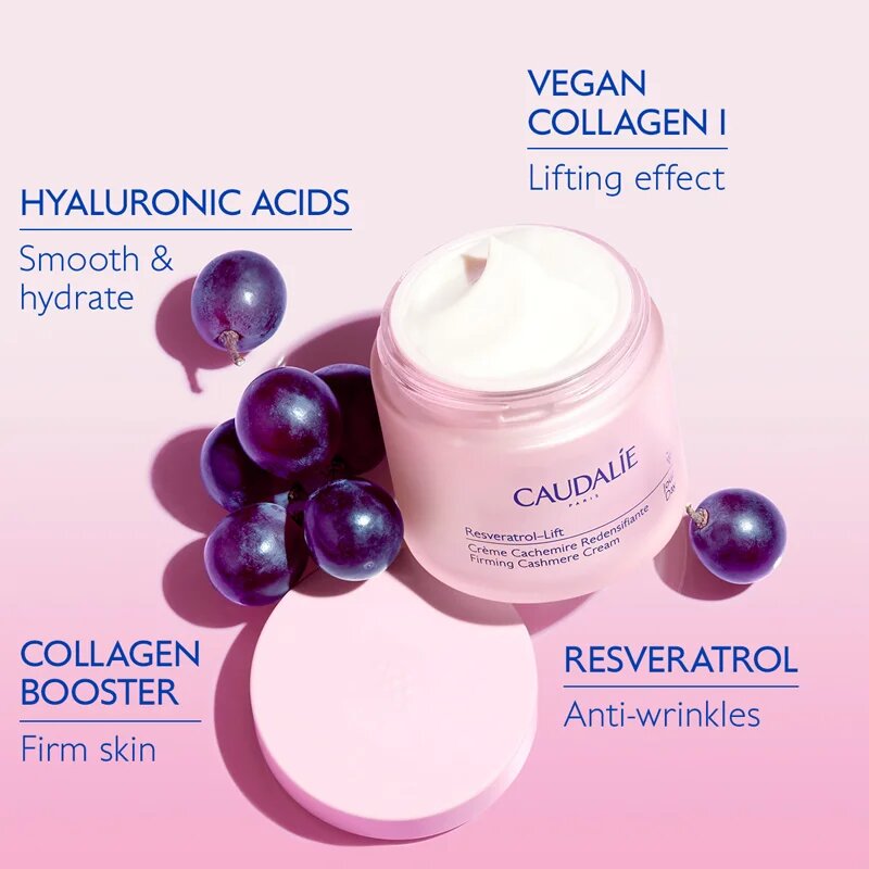 Caudalie Resveratrol-Lift könnyed liftinges krém a feszes bőrért 50 ml