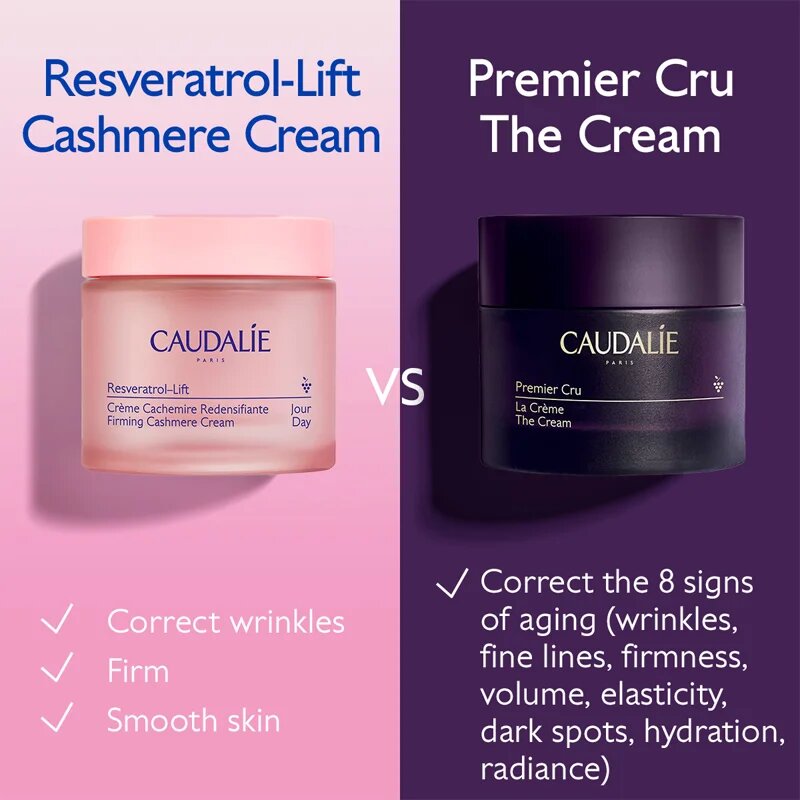Caudalie Resveratrol-Lift könnyed liftinges krém a feszes bőrért 50 ml