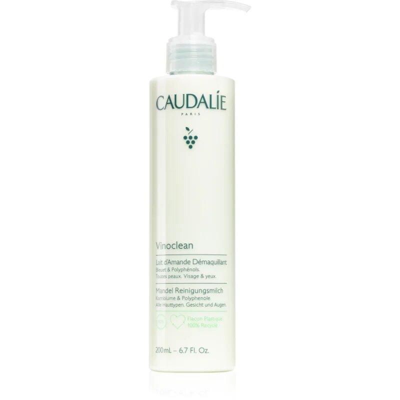 Caudalie Vinoclean sminklemosó tej az arcra és a szemekre 200 ml