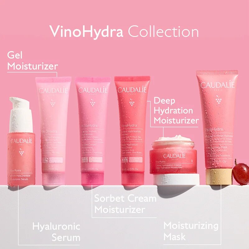 Caudalie VinoHydra Deep Hydration Moisturizer mélyen hidratáló krém száraz bőrre 60 ml
