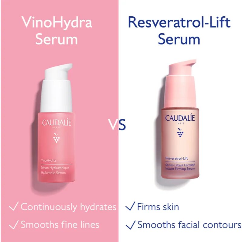 Caudalie VinoHydra Hyaluronic Serum hidratáló szérum az első ráncokra 30 ml