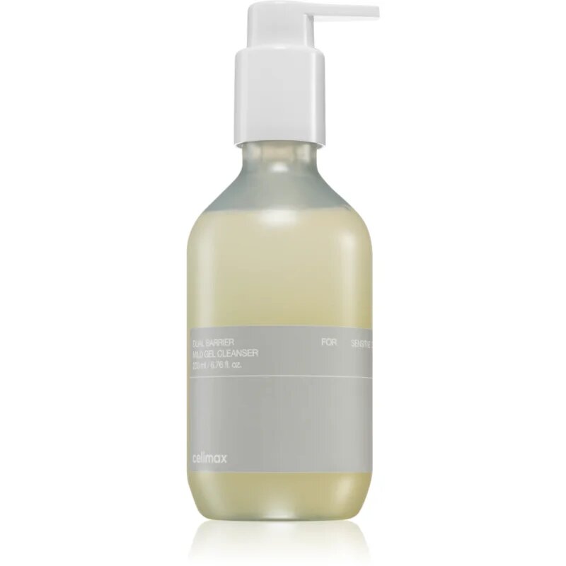 celimax Dual Barrier lágy tisztító gél az érzékeny bőr megnyugtatásához és erősítéséhez 200 ml