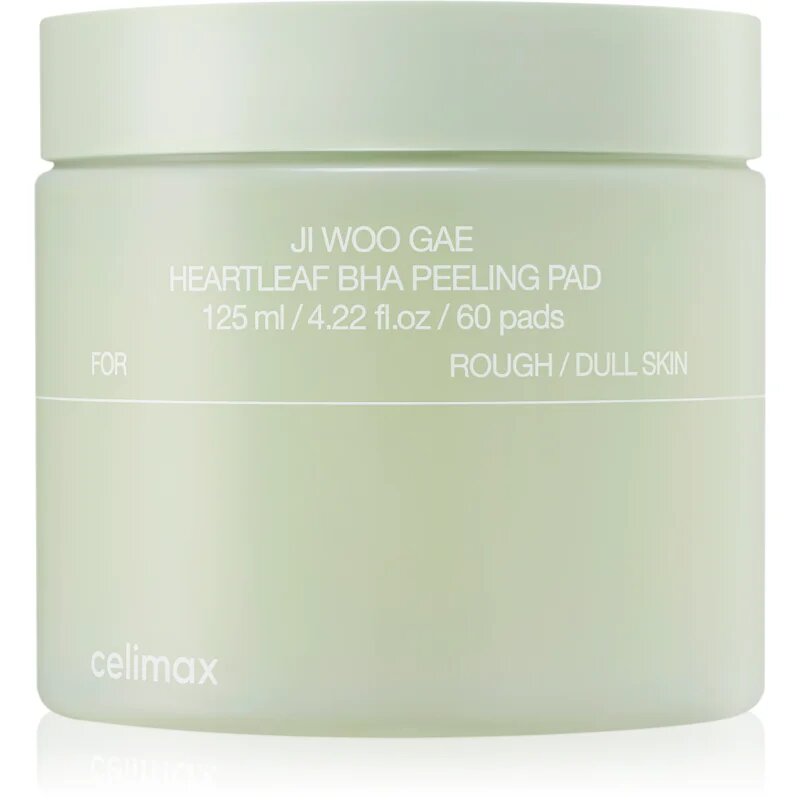 celimax Ji Woo Gae One Step Mild Cleansing Pad hámlasztó párnák tápláló hatással 60 db