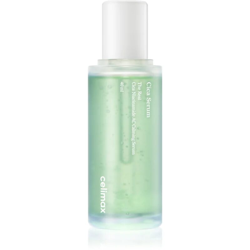 celimax The Real Cica Niacinamide AC Calming Serum nyugtató szérum az aknéra hajlamos érzékeny bőrre 40 ml