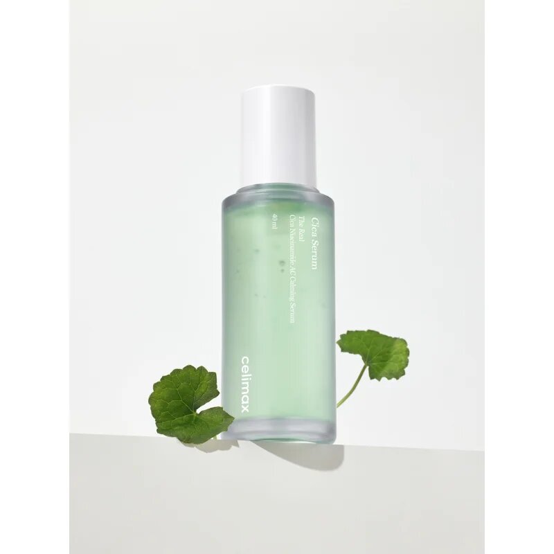 celimax The Real Cica Niacinamide AC Calming Serum nyugtató szérum az aknéra hajlamos érzékeny bőrre 40 ml