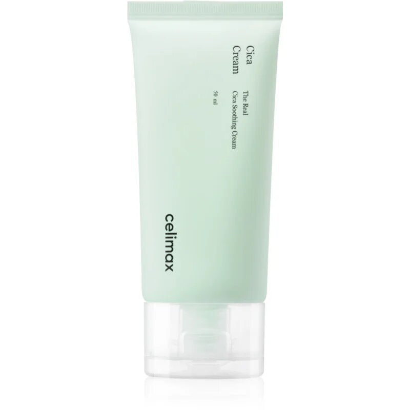 celimax The Real Cica Soothing Cream Könnyű enyhítő krém géles textúrájú 50 ml