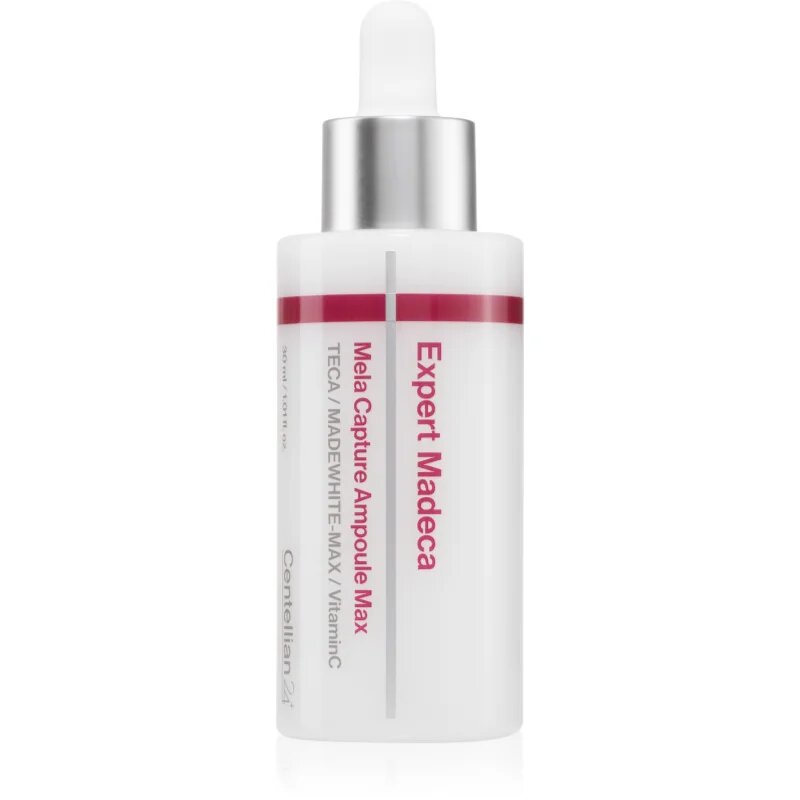 Centellian24 Expert Madeca Mela Capture Ampoule Max ampullák pigmentfoltok ellen a bőr rugalmasságának növelésére 30 ml