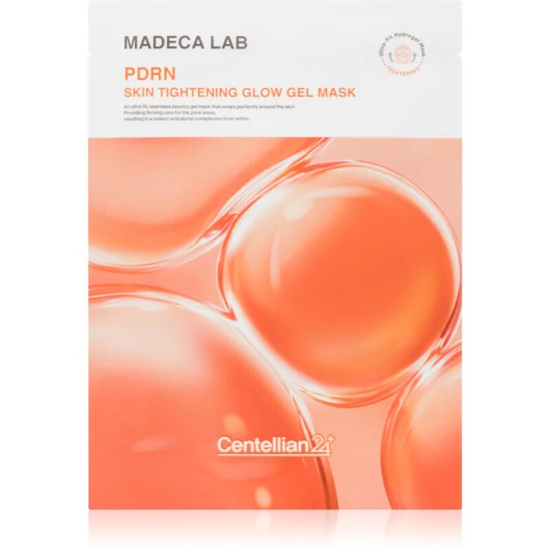 Centellian24 Madeca Lab PDRN Skin Tightening Glow Gel Mask kisimító gézmaszk hűsítő hatással 22 ml