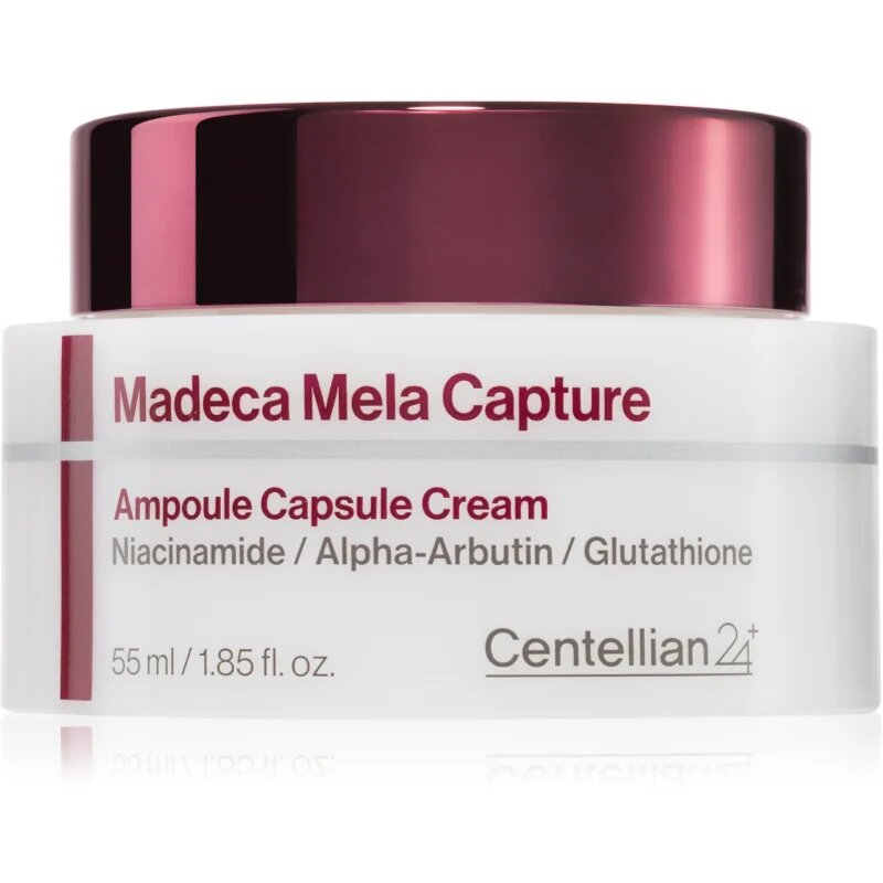 Centellian24 Madeca Mela Capture Ampoule Capsule Cream bőrfeszesítő és bőrvilágosító krém a pigment foltok ellen 55 ml