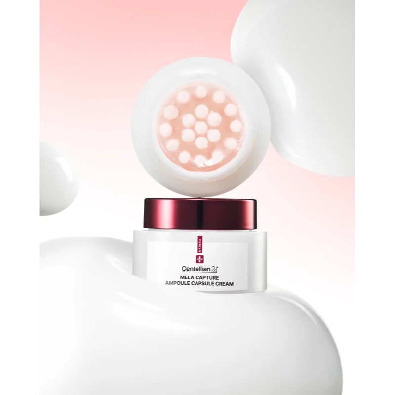 Centellian24 Madeca Mela Capture Ampoule Capsule Cream bőrfeszesítő és bőrvilágosító krém a pigment foltok ellen 55 ml