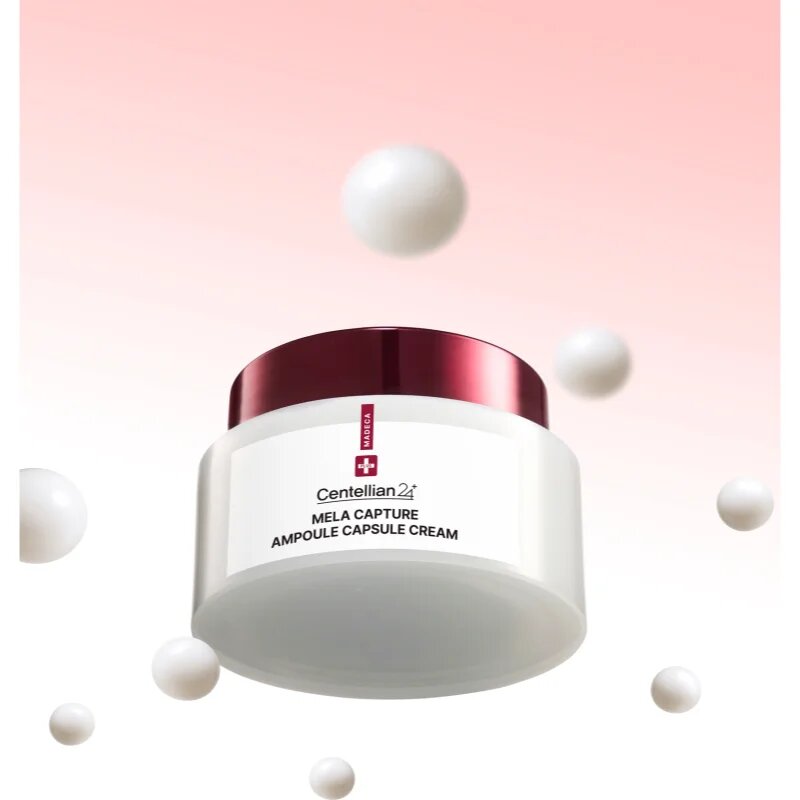 Centellian24 Madeca Mela Capture Ampoule Capsule Cream bőrfeszesítő és bőrvilágosító krém a pigment foltok ellen 55 ml